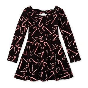 TCP Toddler Girls Candy Cane Skater Dress NEW!